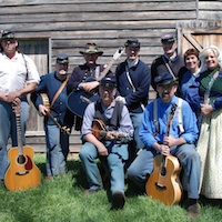 The 69th Pennsylvania Irish Volunteers' performance at the historical McLean House in Appomattox, April 2015.