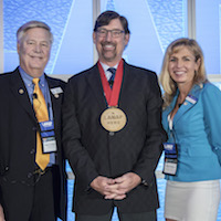 Dr. Levine with LANAP® co-founders, Robert H. Gregg II, DDS and Dawn M. Gregg, DDS.